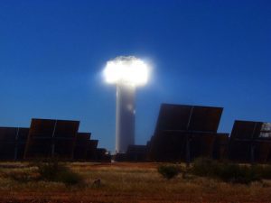 !Khi concentrated solar power (CSP) tower, Upington, Northern Cape