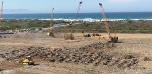 Dynamic compaction under way at the Coastal Park landfill site | JG Afrika